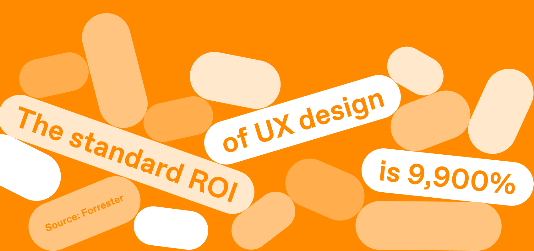 The standard ROI of US design is 9,900%