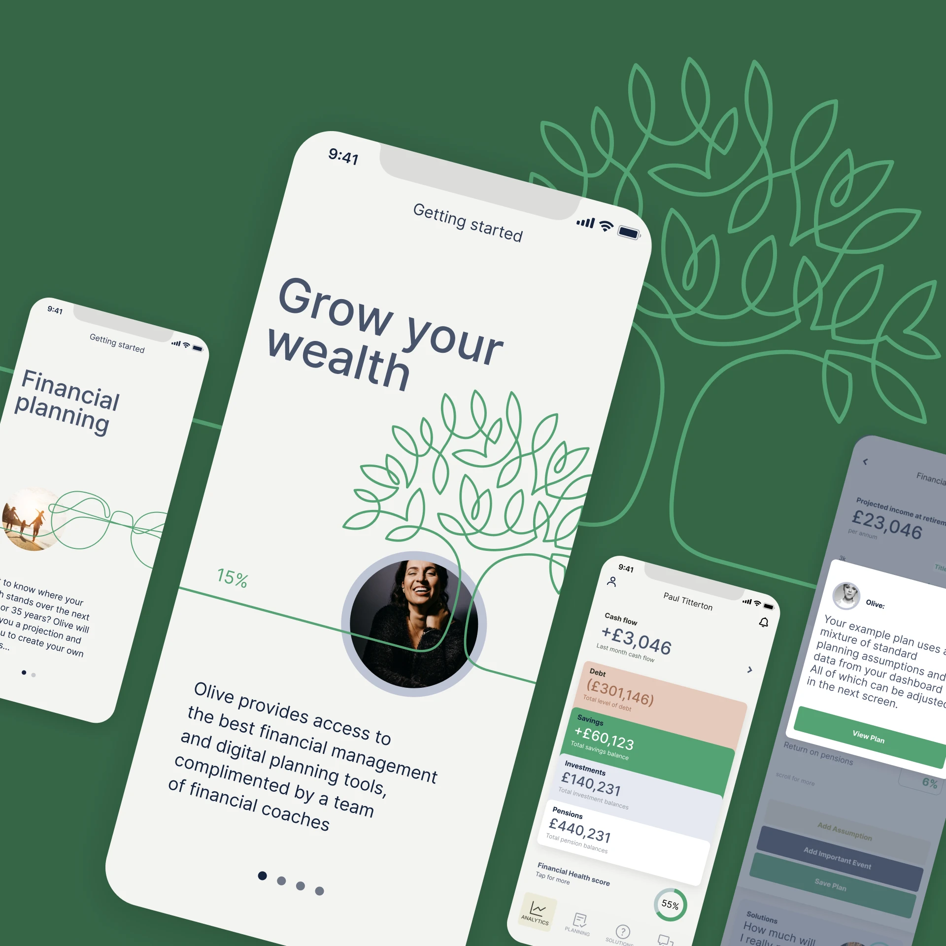 Olive Case Study - design sprint, app development