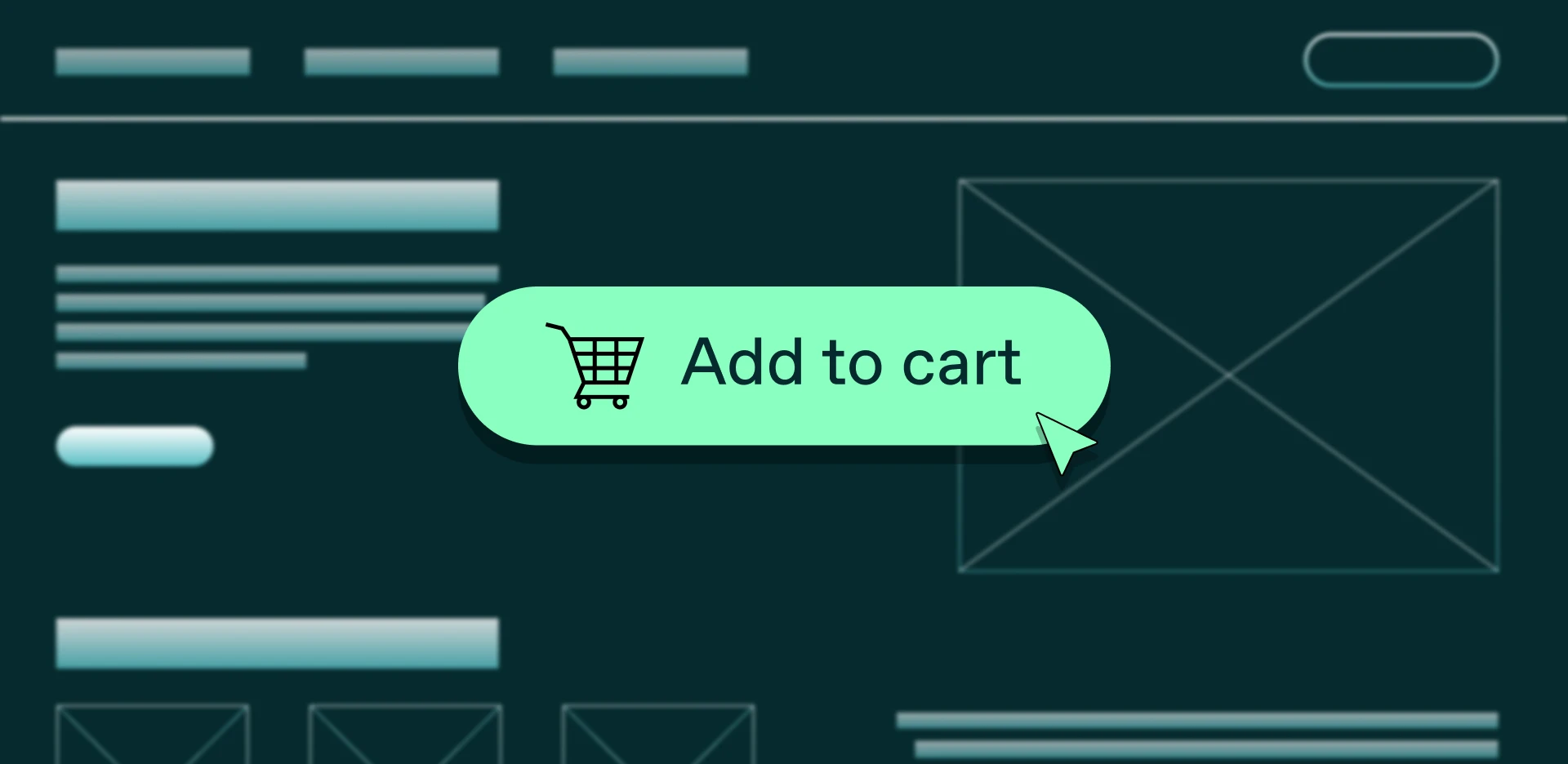 Add to cart button on ecommerce website interface representing platform replatforming and UX optimisation
